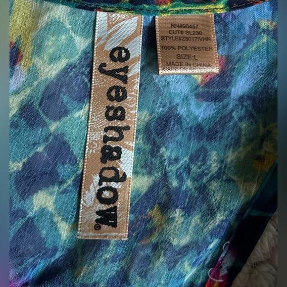 NWOT … EYESHADOW “Size: L” Colorful Dress - Picture 3 of 3